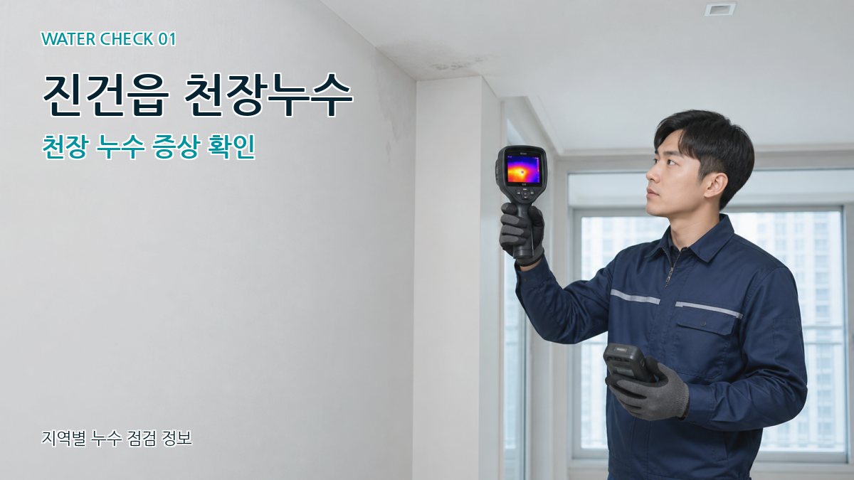 진건읍 아파트누수 누수탐지 이미지