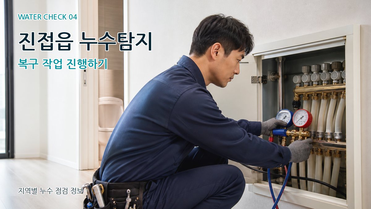 진접읍 누수탐지 누수탐지 이미지