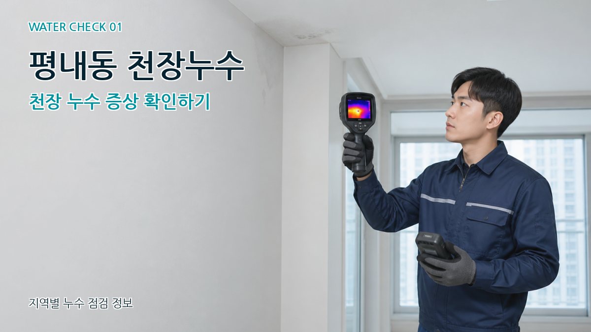 평내동 아파트누수 누수탐지 이미지