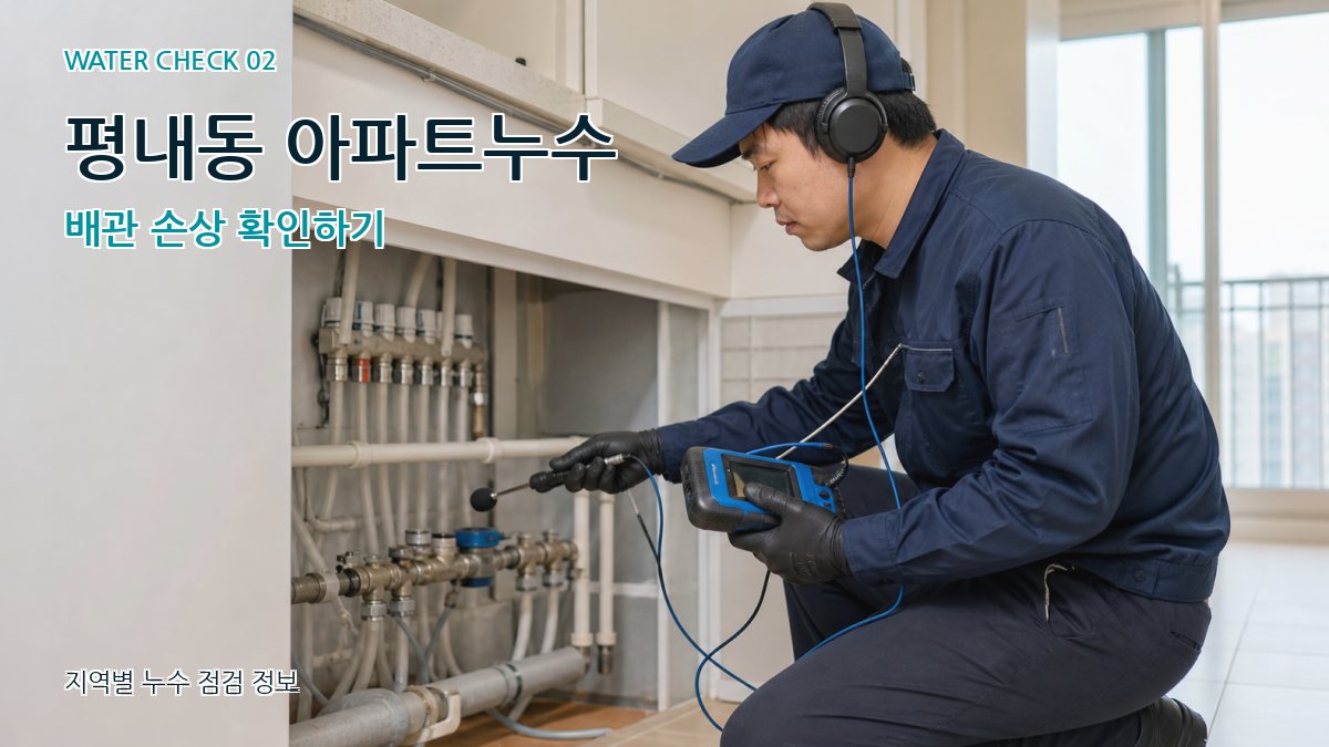 평내동 화장실누수 누수탐지 이미지
