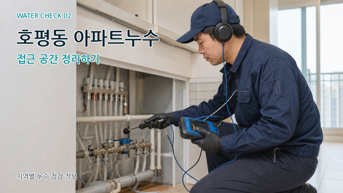 호평동 화장실누수 누수탐지 이미지