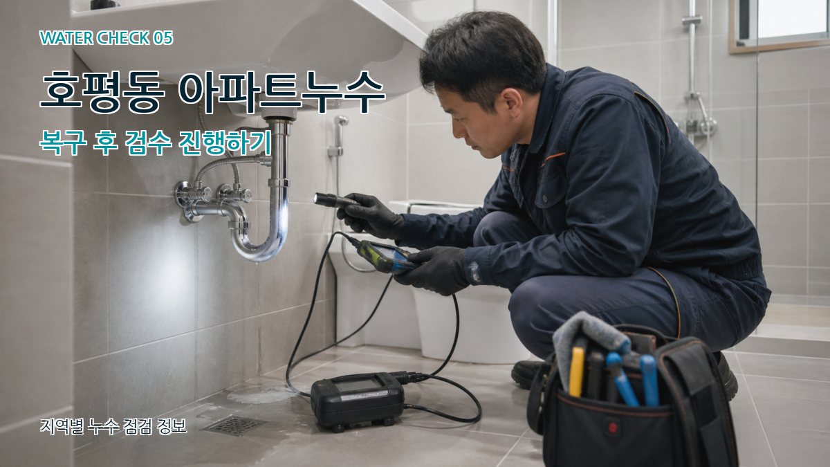 호평동 누수공사 누수탐지 이미지