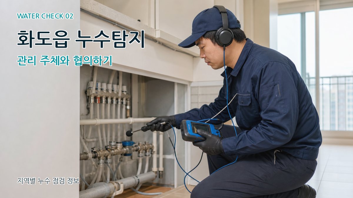 화도읍 화장실누수 누수탐지 이미지