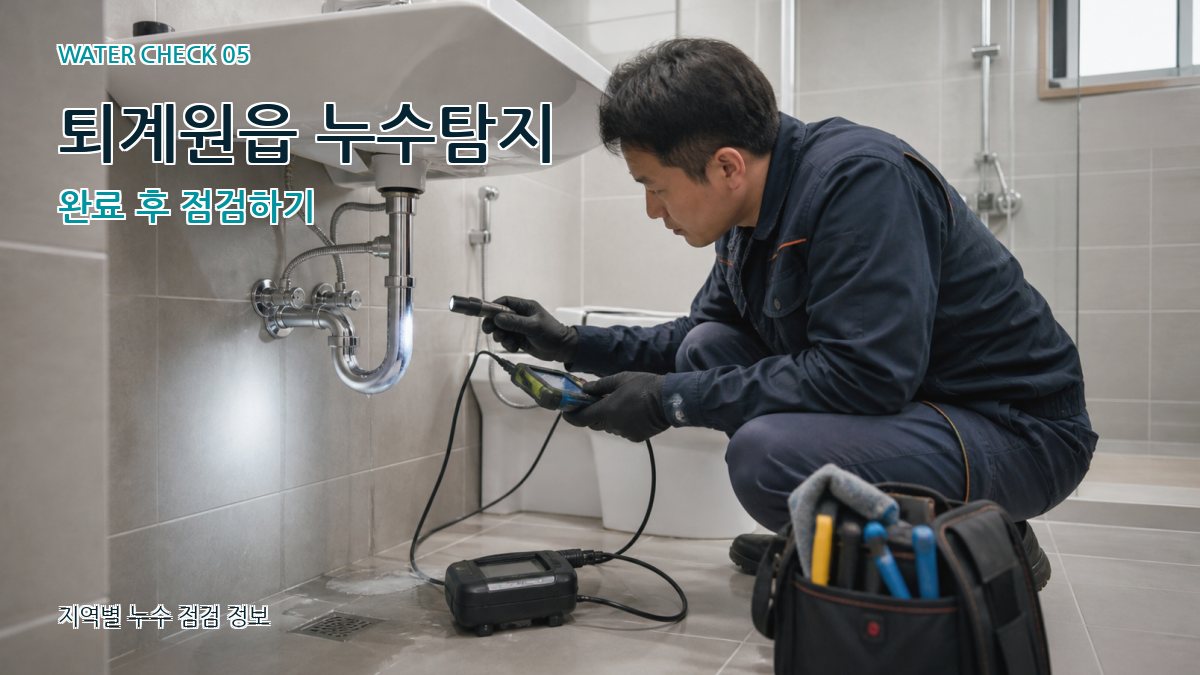퇴계원읍 누수공사 누수탐지 이미지