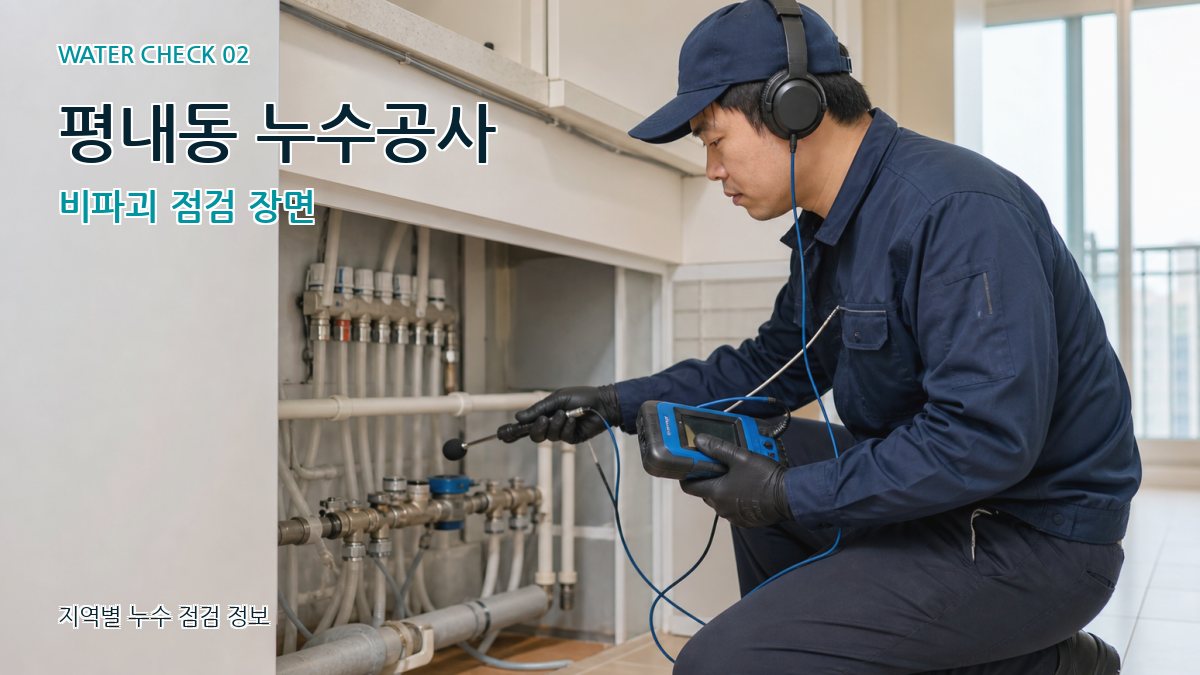 평내동 화장실누수 누수탐지 이미지