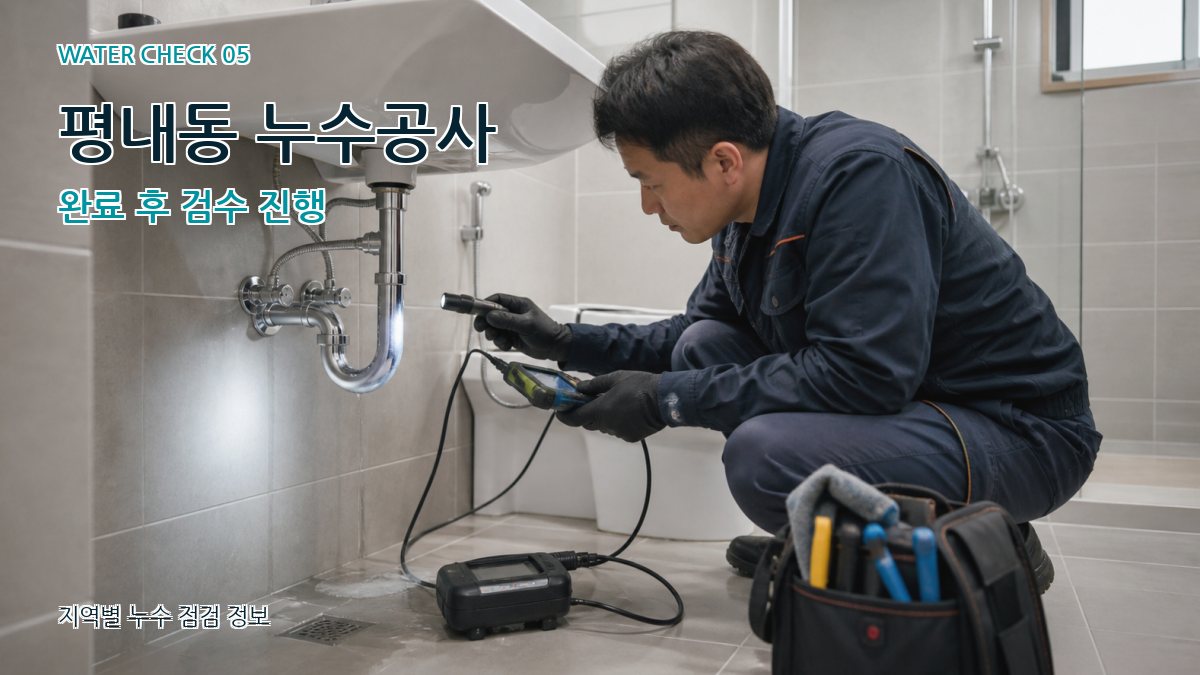 평내동 누수공사 누수탐지 이미지