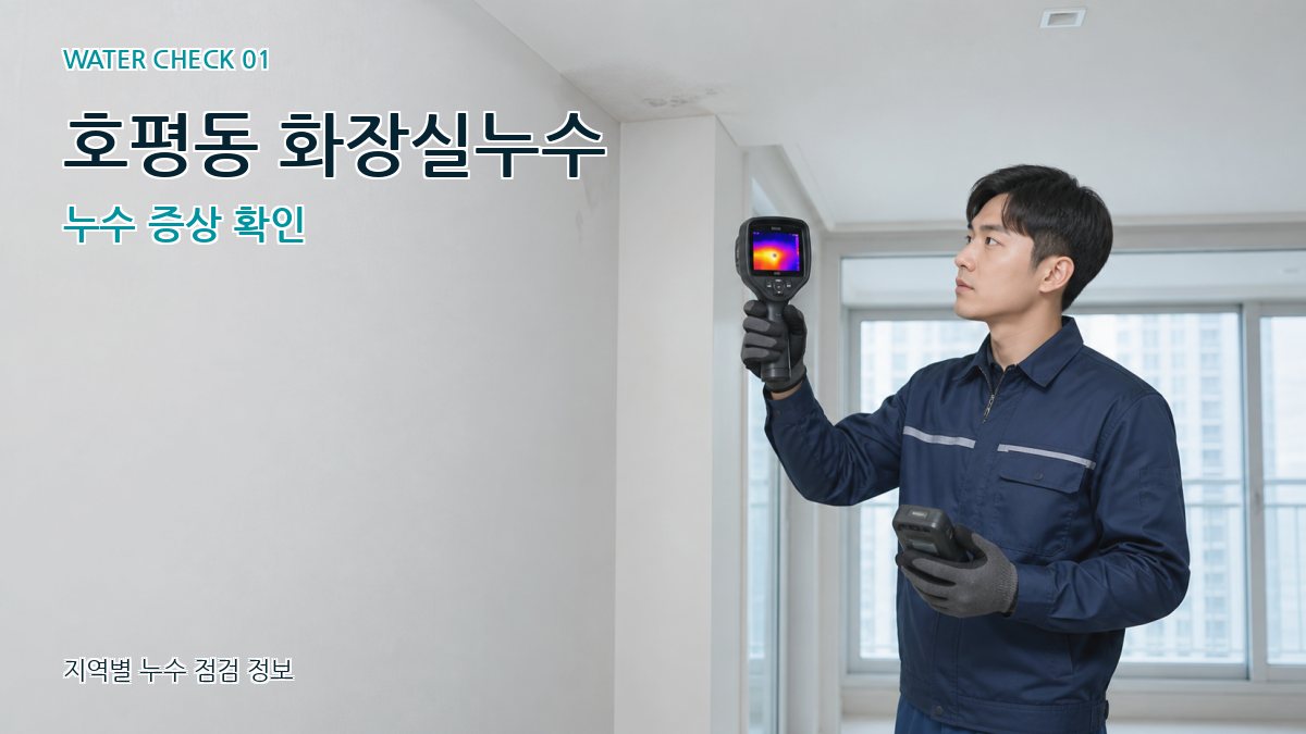 호평동 아파트누수 누수탐지 이미지