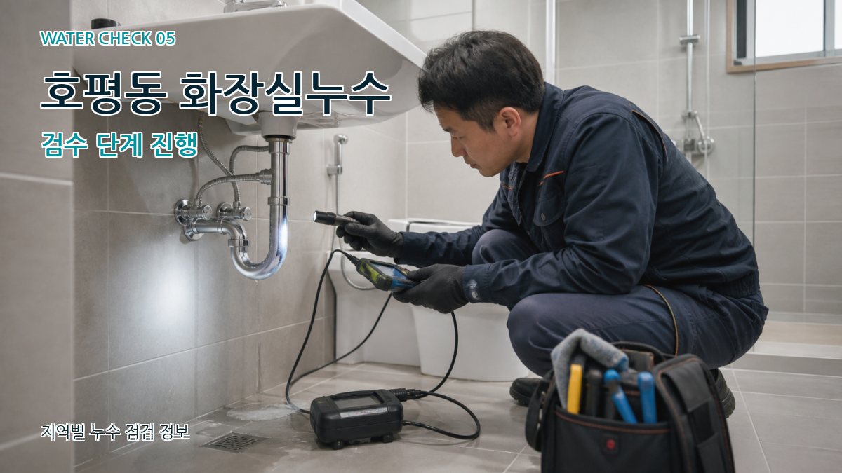 호평동 누수공사 누수탐지 이미지