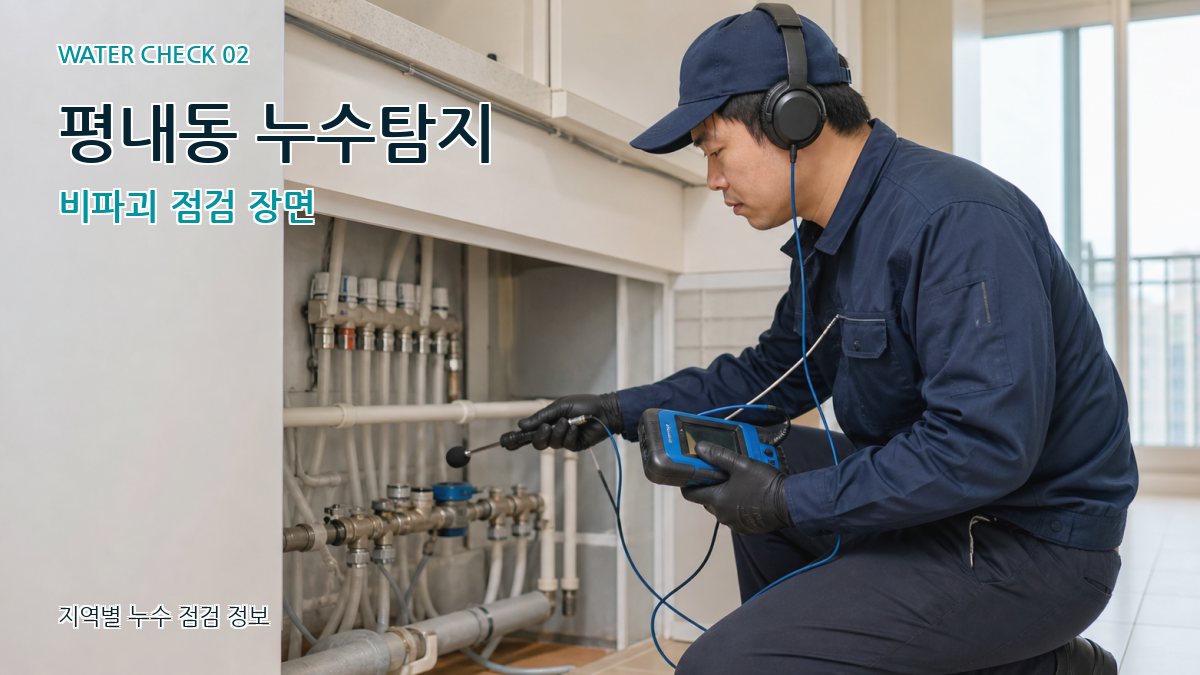 평내동 화장실누수 누수탐지 이미지