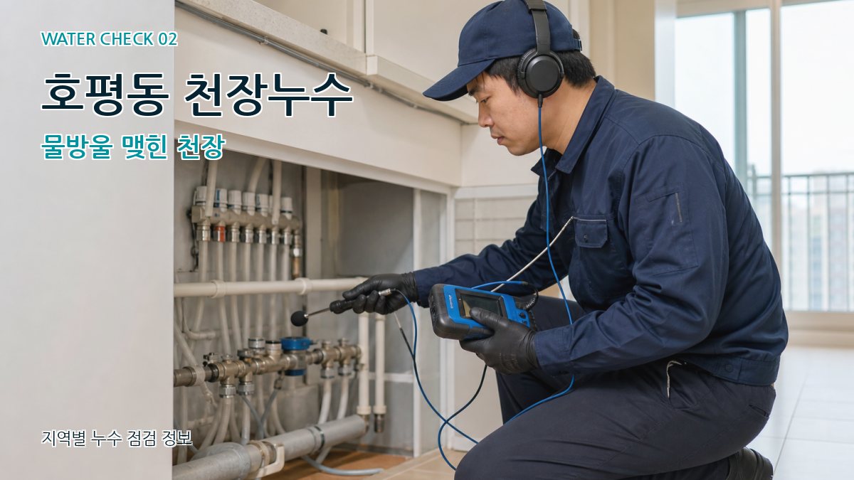 호평동 화장실누수 누수탐지 이미지