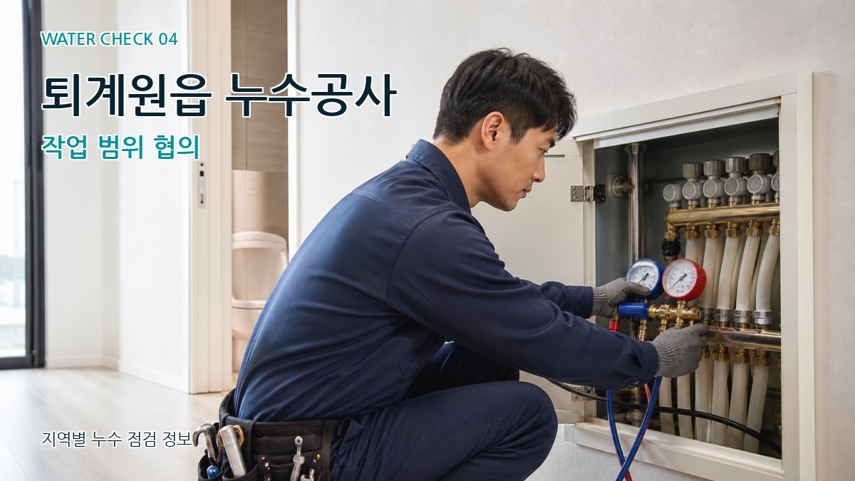 퇴계원읍 누수탐지 누수탐지 이미지