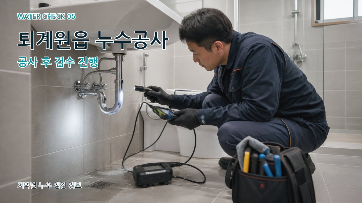 퇴계원읍 누수공사 누수탐지 이미지