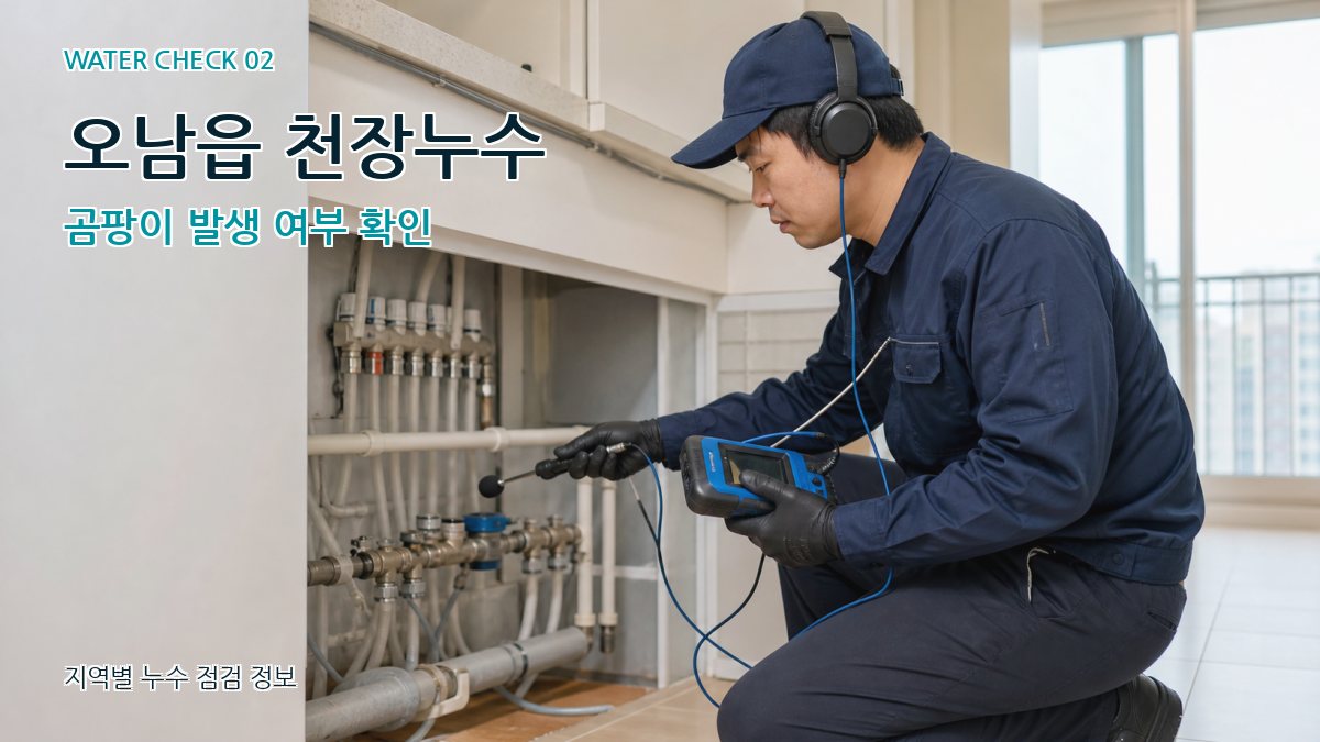오남읍 화장실누수 누수탐지 이미지