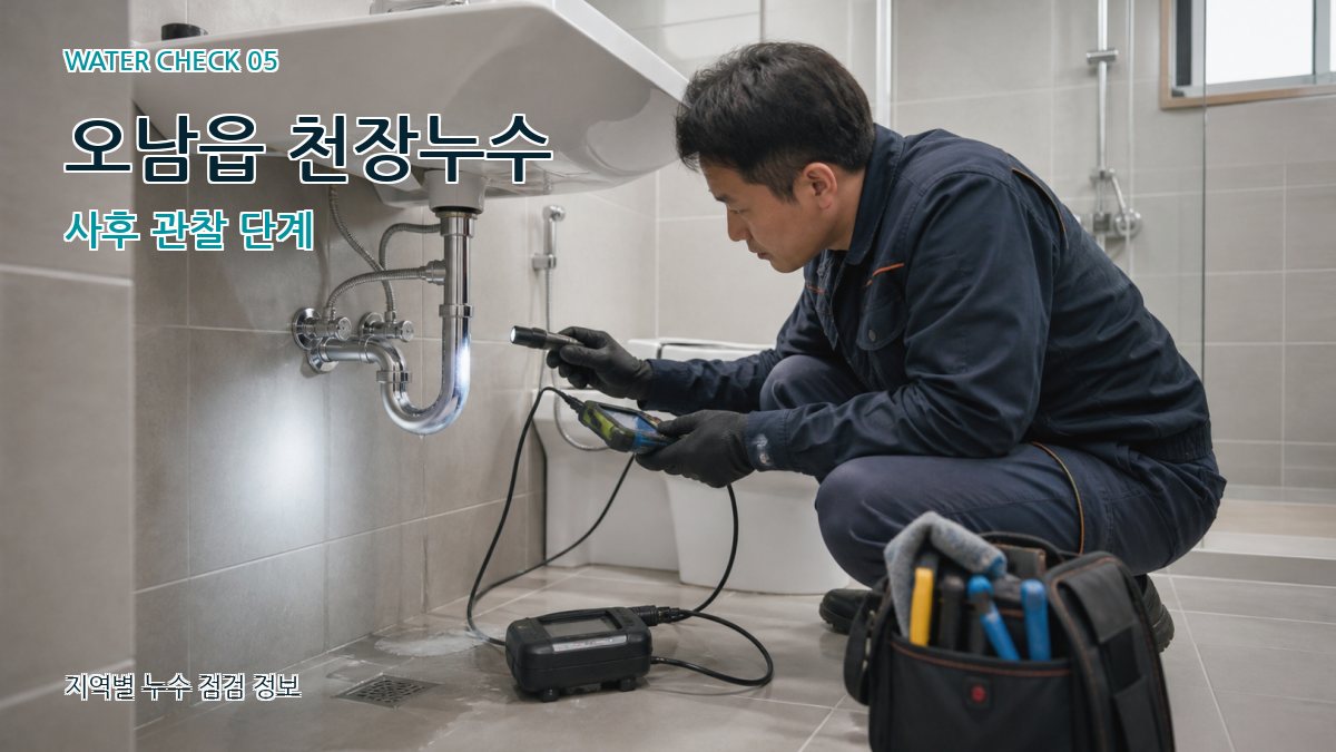 오남읍 누수공사 누수탐지 이미지