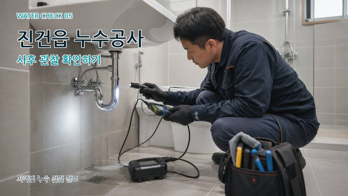 진건읍 누수공사 누수탐지 이미지