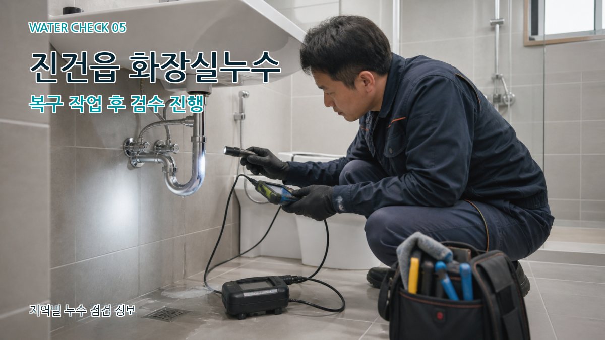 진건읍 누수공사 누수탐지 이미지