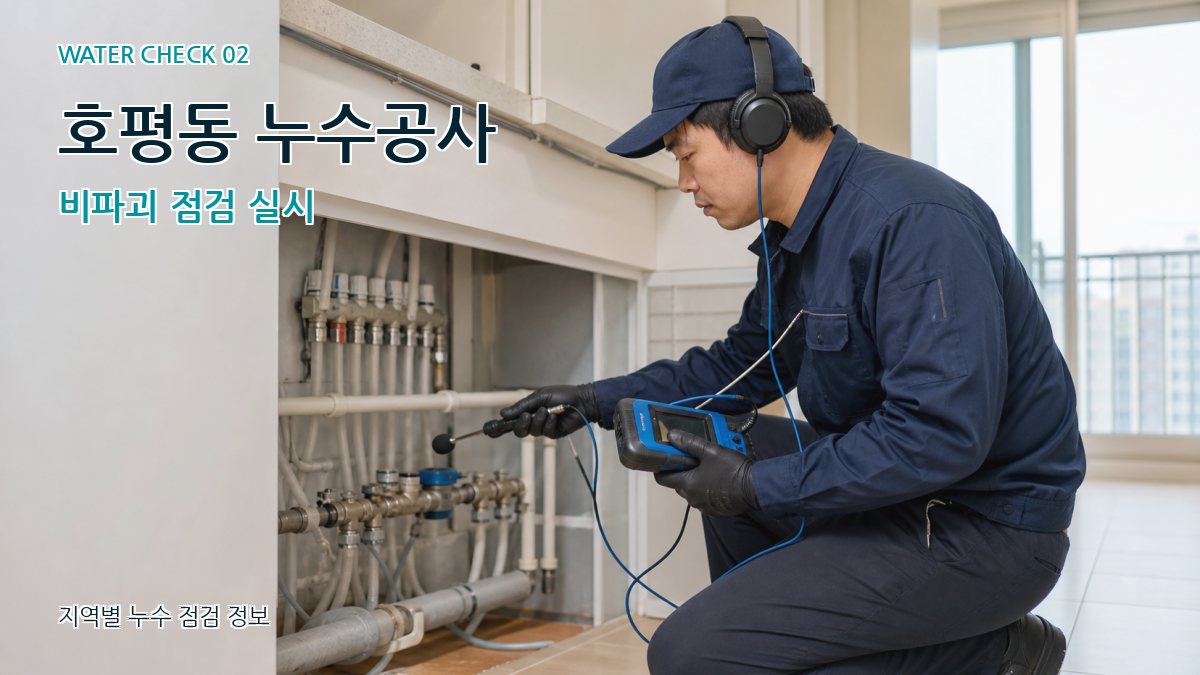 호평동 화장실누수 누수탐지 이미지