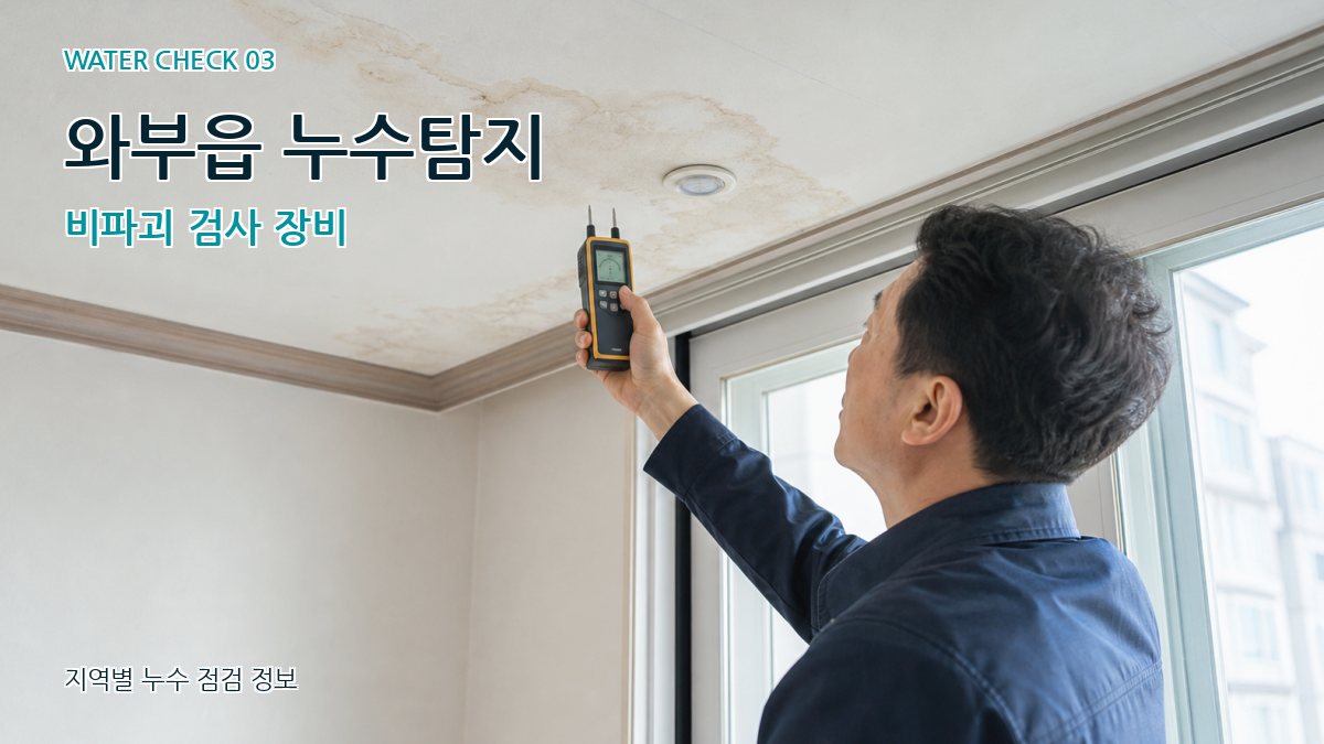 와부읍 천장누수 누수탐지 이미지
