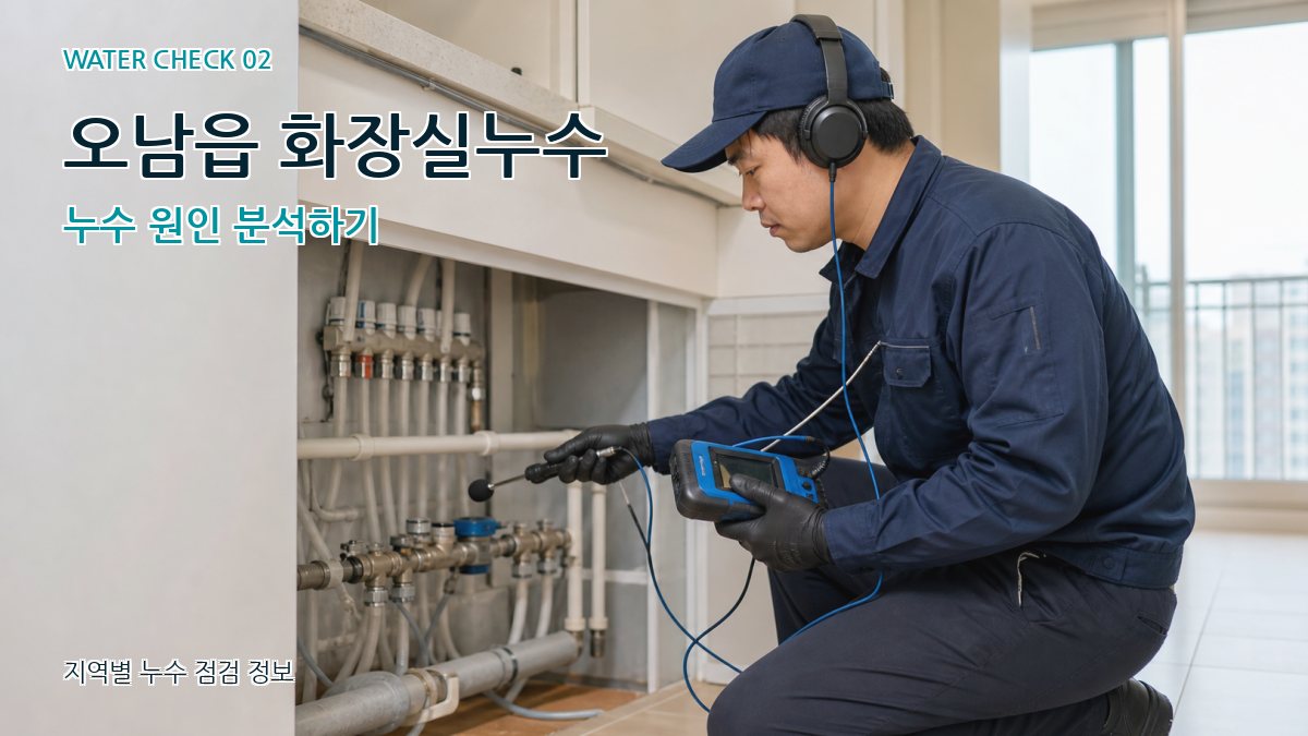 오남읍 화장실누수 누수탐지 이미지