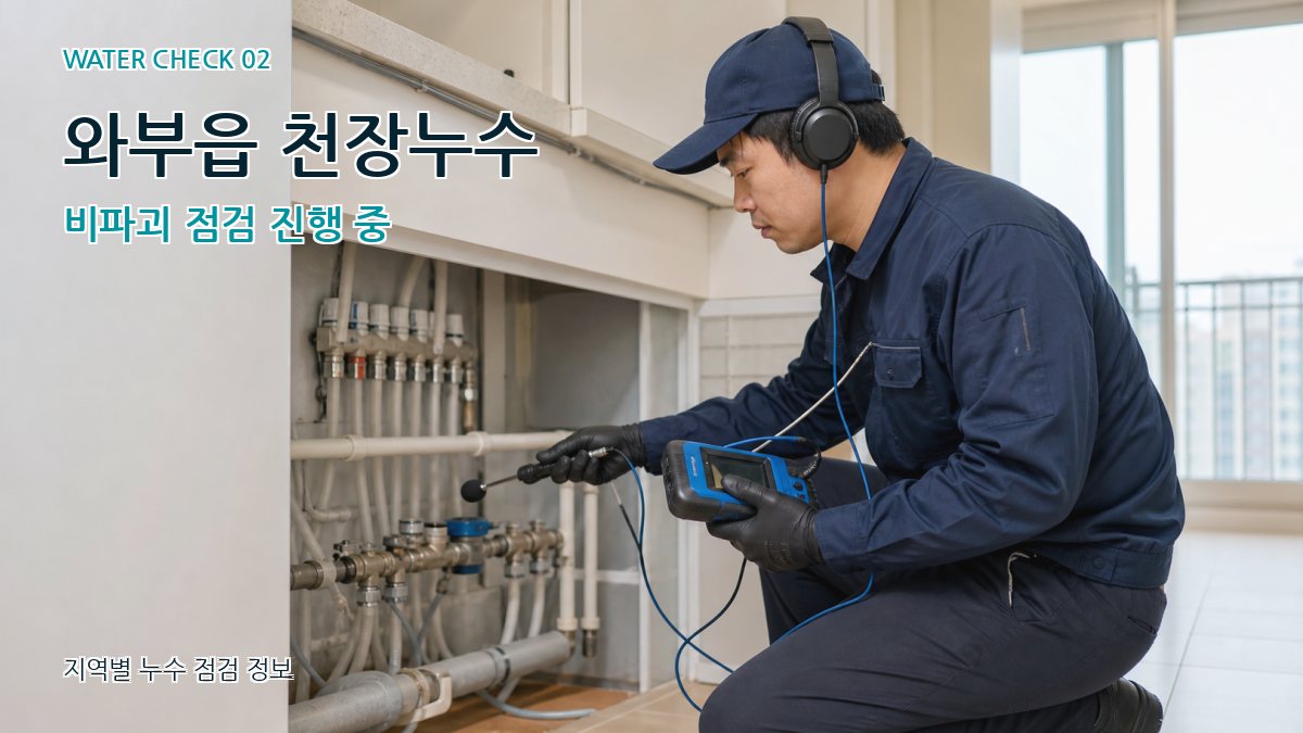와부읍 화장실누수 누수탐지 이미지