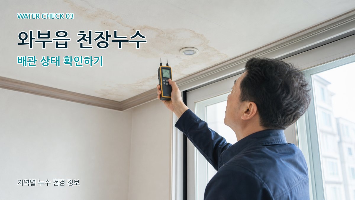와부읍 천장누수 누수탐지 이미지