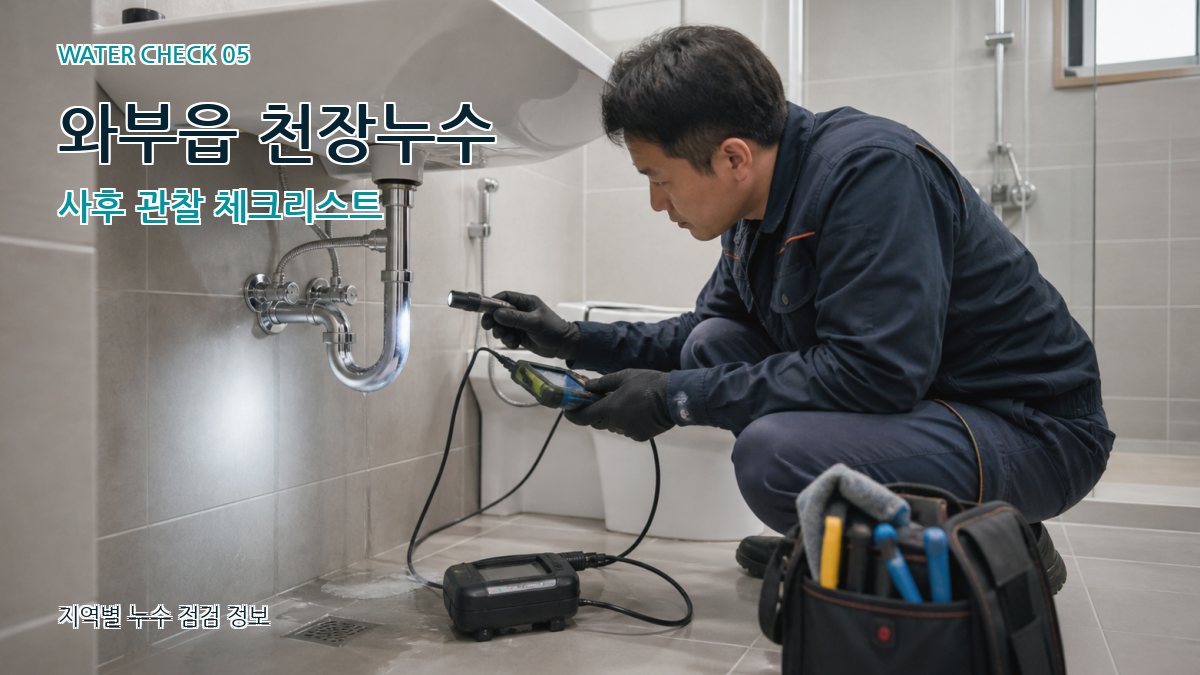 와부읍 누수공사 누수탐지 이미지