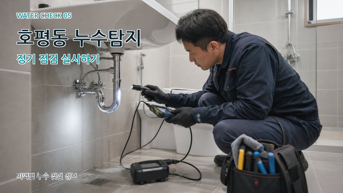 호평동 누수공사 누수탐지 이미지