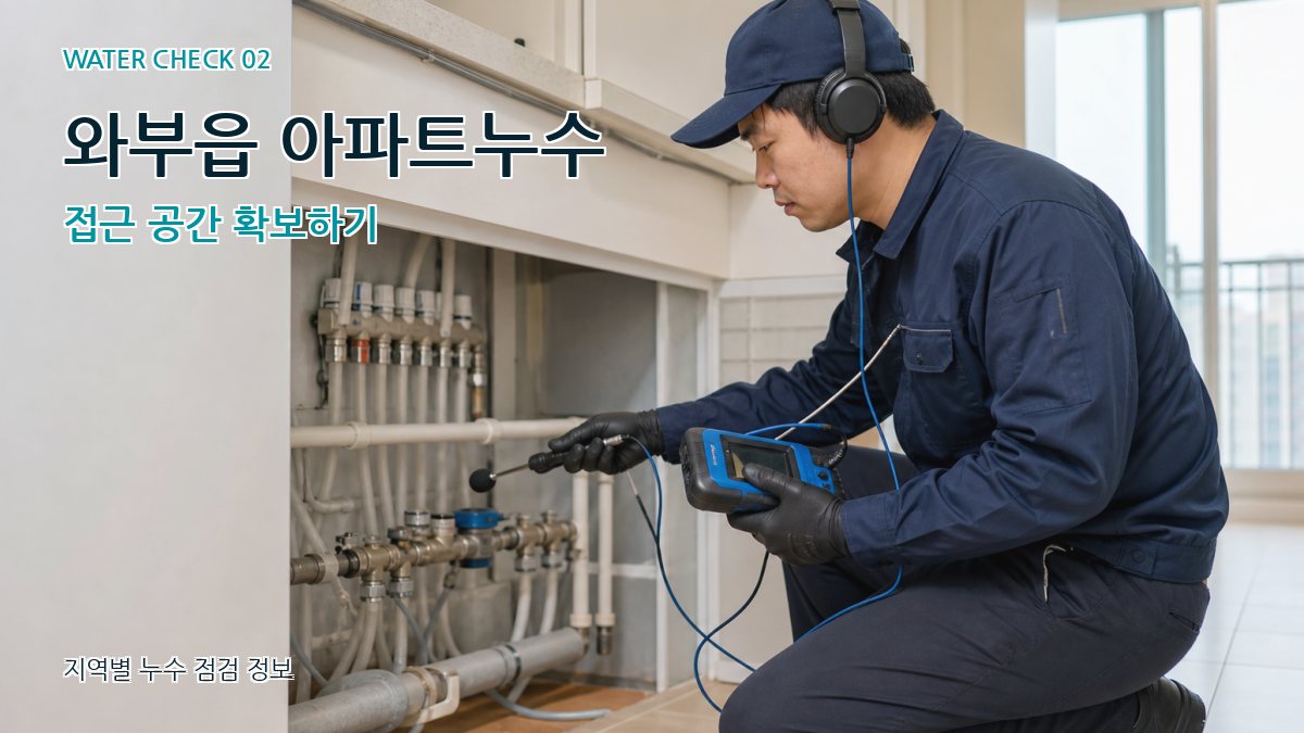 와부읍 화장실누수 누수탐지 이미지