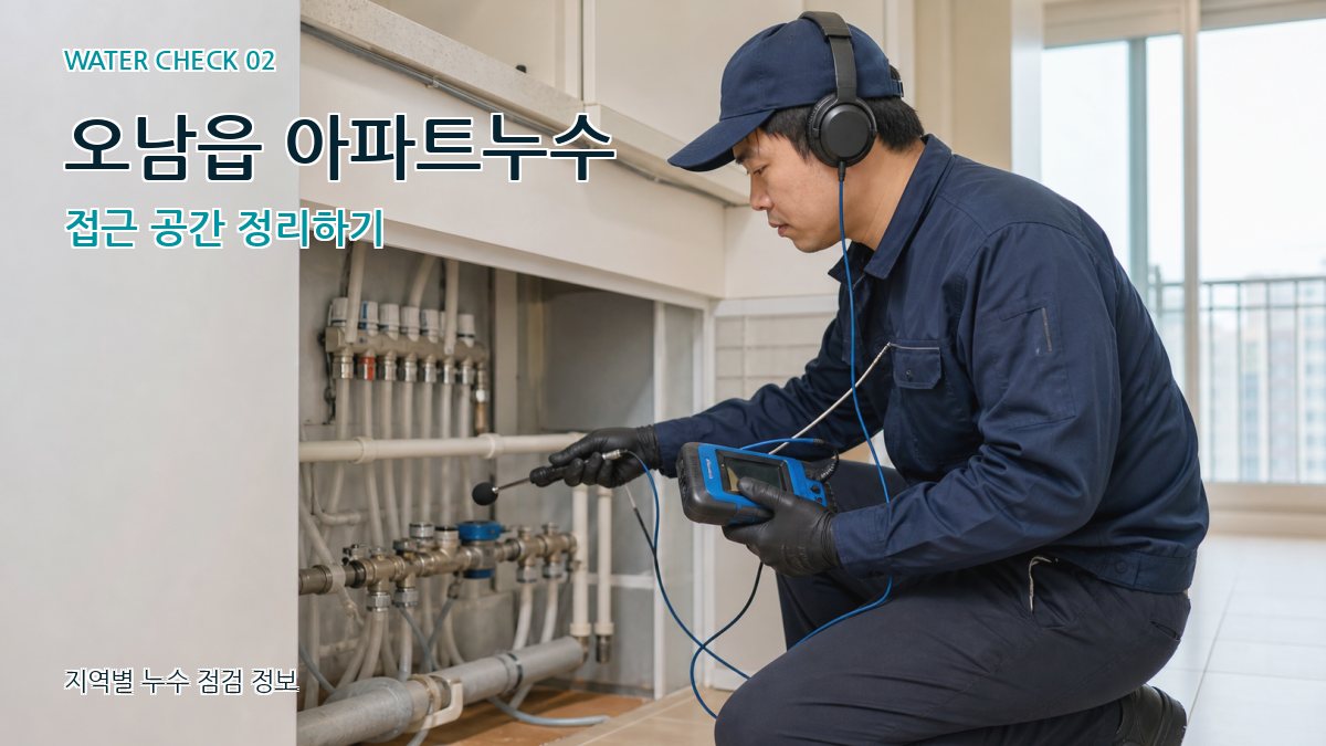 오남읍 화장실누수 누수탐지 이미지