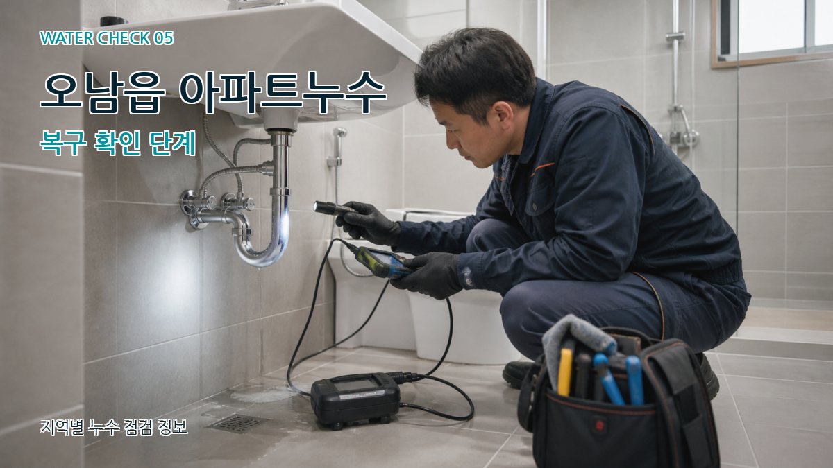 오남읍 누수공사 누수탐지 이미지