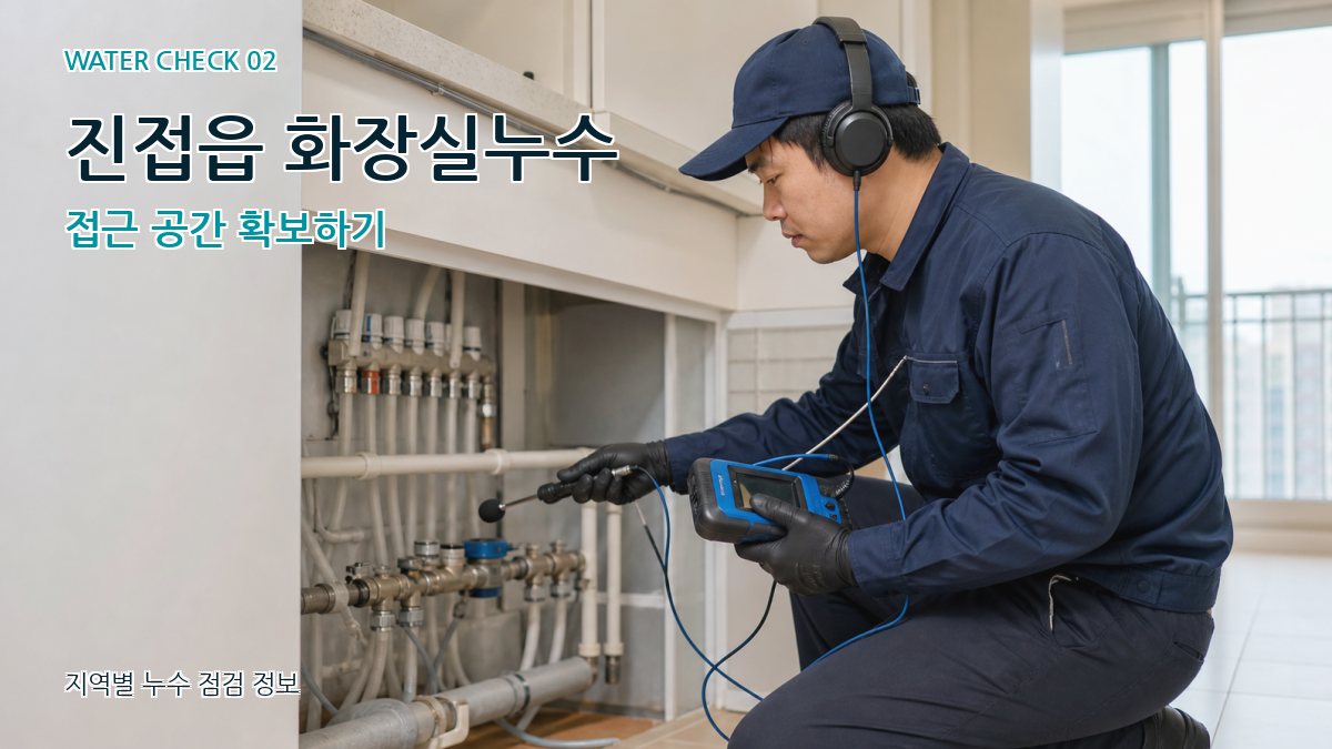 진접읍 화장실누수 누수탐지 이미지