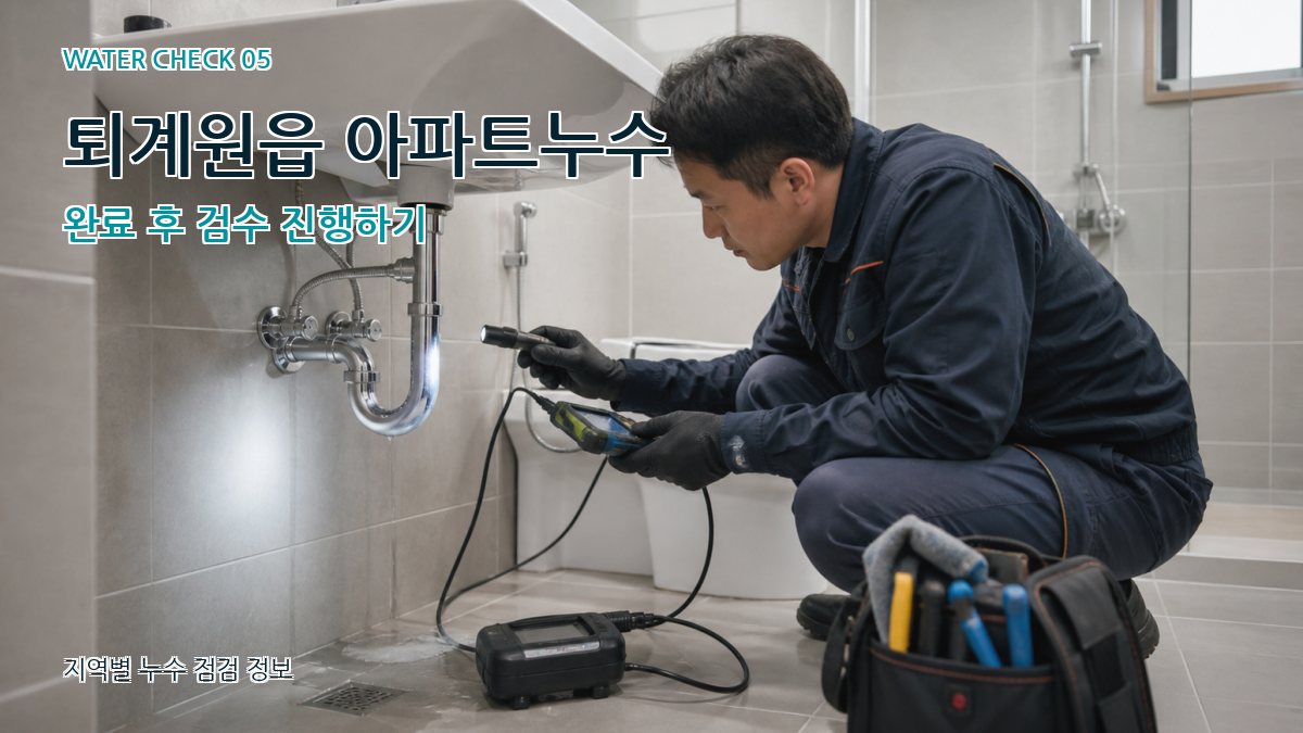 퇴계원읍 누수공사 누수탐지 이미지