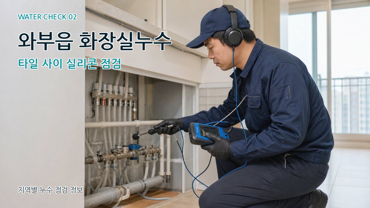 와부읍 화장실누수 누수탐지 이미지